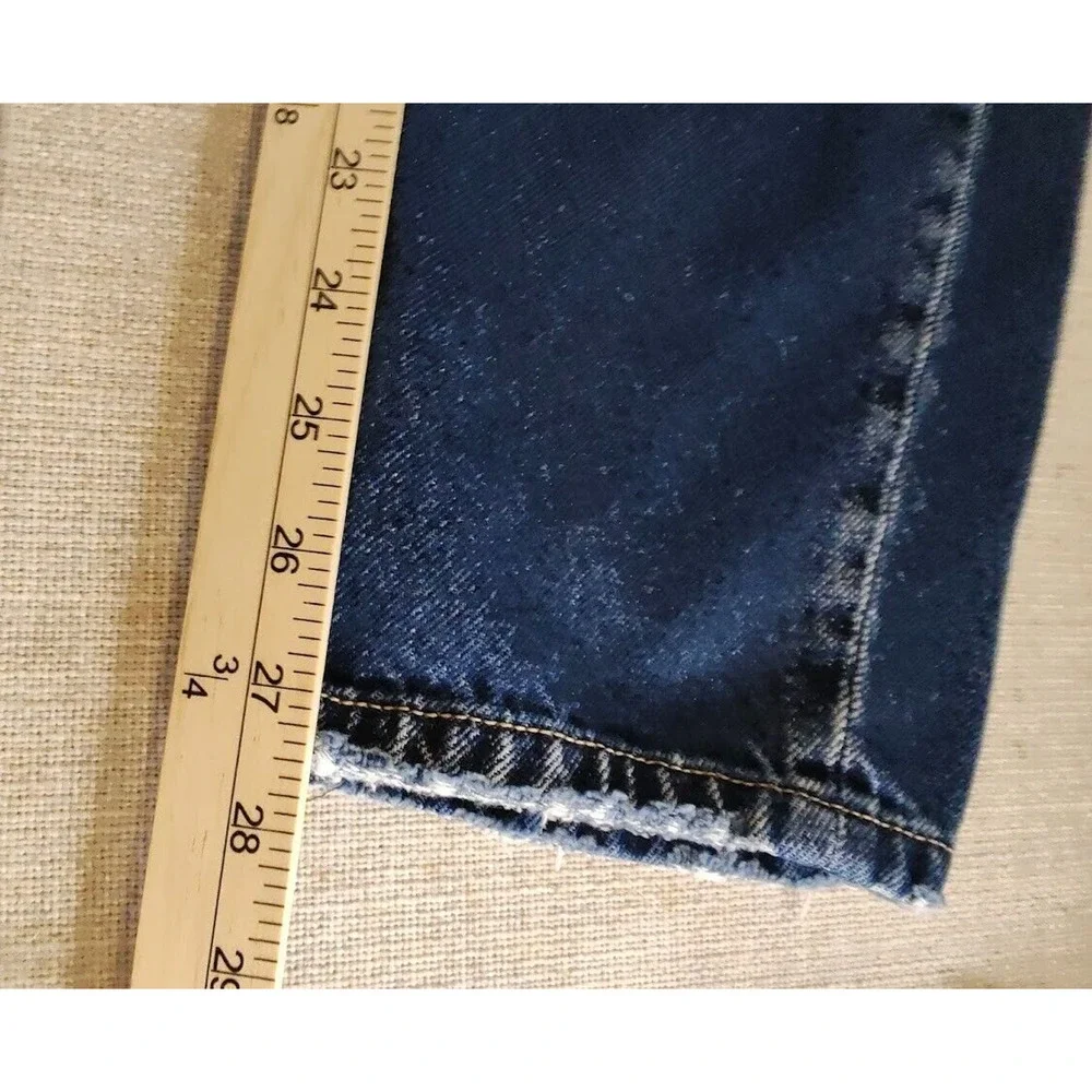 KanCan Jeans Size 13 30 Mid Rise Estilo Skinny Distressed Destroyed Jeans Denim - Picture 6 of 7
